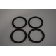 Gaskets for Pushrod Tubes bottom Triumph T150 T160 BSA Rocket3 A75 Models, SET
